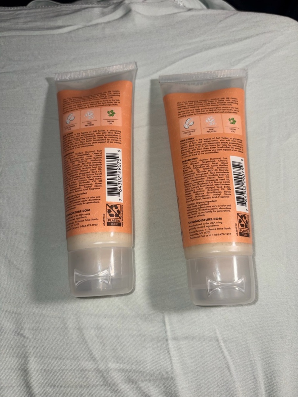 Shea Moisture Curl Enhancing Smoothie Tubes - Peach Orange Packaging - Picture 2 of 2